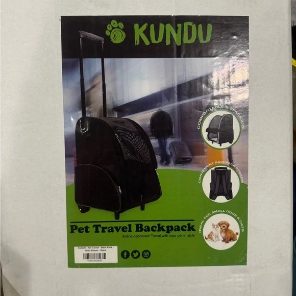 KUNDU PET TRAVEL BACKPACK - Picture 3 of 3